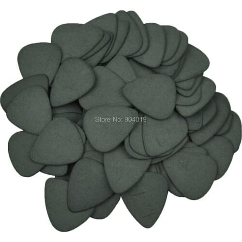 100pcs Heavy 1mm 351 Delrin Guitar Picks Plectrums Black