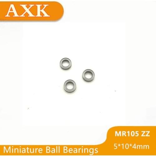 2019 Hot Sale New Mr105zz Bearing Abec-1 (10pcs) 5*10*4 Mm Miniature Mr105 Zz Ball Bearings L-1050zz Mr105z