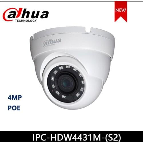 Dahua IP Camera IPC-HDW4431M 4MP IR Eyeball Network Camera Support PoE Security Camera