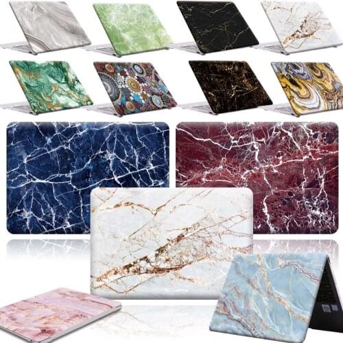 For HUAWEI MateBook X Pro 2019 13.9 / MateBook 13 14 / D14 D15 - New Print Marble Art PC Shell Laptop Anti-Scratch case Cover