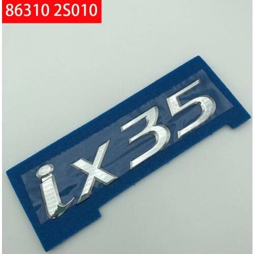 For ix35 TUCSON IX Car Rear Trunk Emblem ABS Best Chrome Finished Tail Badge 3D Letter Sticker For Car Styling Decoration