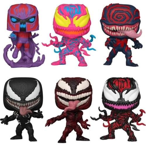Funko pop Venom CARNAGE #371 #678 CORRUPTED VENOM #517 #888 #889 Action Figure Collection Model Gifts for kids birthday Gifts