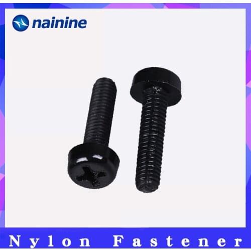 GB818 [M2-M8] ISO7045 DIN7985 Nylon Cross Recessed Pan Head Screws Plastic Spacer Phillips Screw NL12