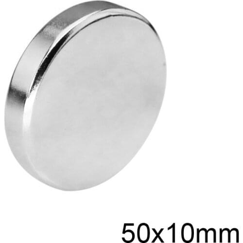 1/2/3/5PCS 50x10 mm Super Powerful Strong Magnetic 50mmx10mm Permanent Neodymium Magnets 50x10mm Big Round Magnet 50*10 mm