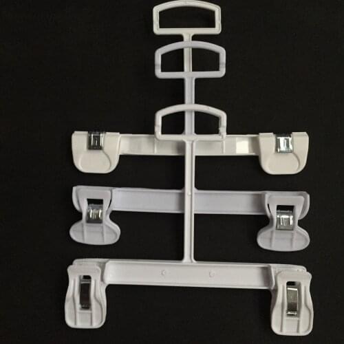 Multifunction Plastic Non-Slip Trousers Hanger Skirt Kid Clothes Stand White Clothes Hanger For Baby Child Pants
