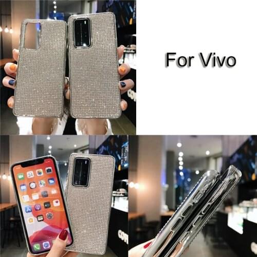Soft Beautiful Rhinestones Diamond Glitter Bling Case For Vivo IQOO 5 Pro S7 Z6 S6 Y50 X30 S5 Y19 Y5S U3 Y7S Y97 Y93 Y85 Case