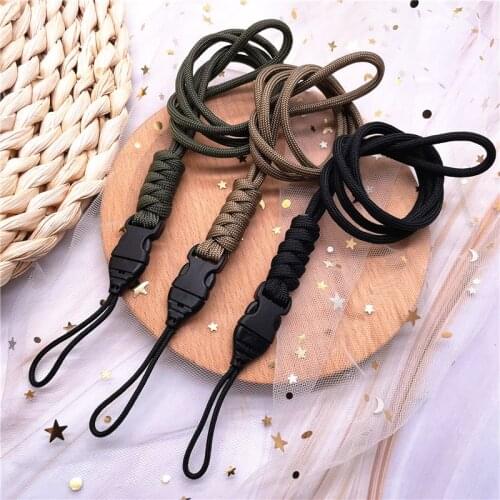 New Fashion Pendant Lanyards Necklace Keychain Phone Strap For Phone USB Holder Charms Keyring Buckle Rope Anti-slip Cord