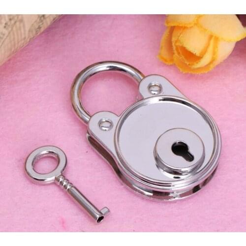 New Bear Vintage Old Antique Style Mini Archaize Padlocks Key Lock With key Y5JA