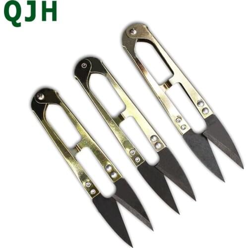 1Pcs Sewing Embroidery cross stitch Scissors U Shape Scissors Yarn Shears Metal Scissors for Needlework Wire cutting