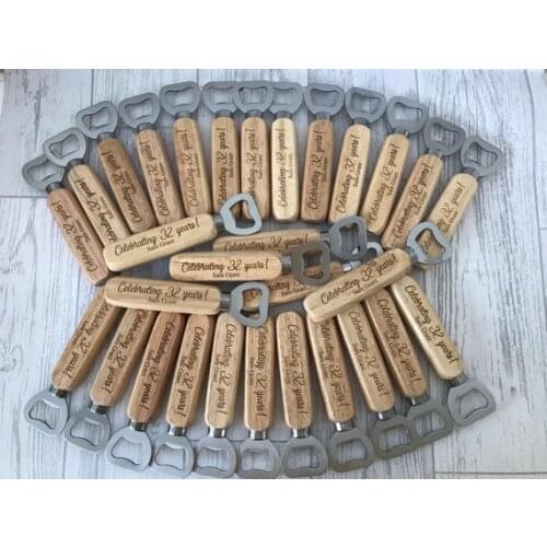 Personalized text wedding usher Bottle Openers, Groomsmen Gift, customize Engraved birthday Bottle Opener, Fathers Day gifts