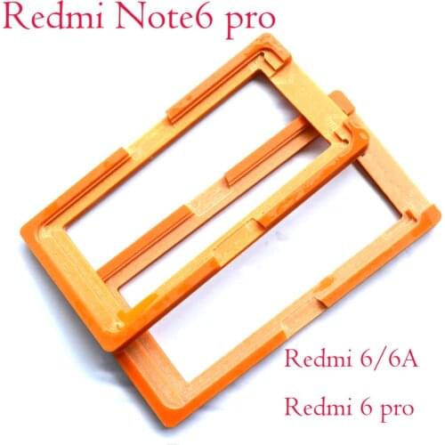 PF LCD Outer Glass Lens Display Screen Glue OCA Alignment Mould Mold For xiaomi Redmi 6 6A Redmi6 pro xiaomi Redmi Note 6