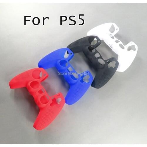 20PCS Colorful Handle Sleeve Silicone Case Dustproof Skin Protective Cover Anti-Slip for S-ony PlayStation PS5 Controller Game