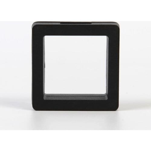 500pcs 5*5cm Floating Suspended Display Case Coins Gems Artefacts Jewellery Stand Holder Storage Box SN712