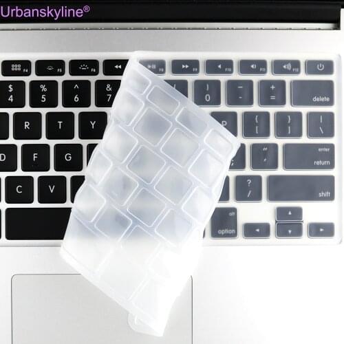 Silicone Keyboard Cover for Macbook Pro 13 15 16 17 Retina Touch Air 13 12 11 Transparent Clear TPU EU US A2179 A2289 2020 Film