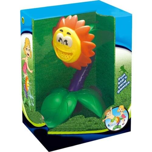 Kids Outdoor Water Spray Toy Sunflower Sprinkler Toy Lawn Sprinkler Splash Backyard Toy For Yard Children Outdoor Water Fun