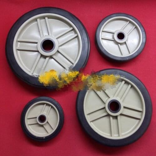 1pc caster 4 /5/6/ 7/8 inch Air compressor casters Air pump accessories Cart Industrial wheels