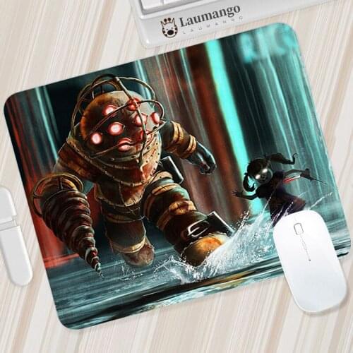 Mousepad Gamer Small Mouse Mats Anime Mouse Pad Kawaii Pc Gaming Bioshock Mousepepad Csgo Keyboard Mat For Office StitchMice