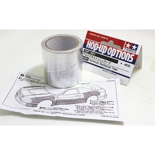 Model car chassis reinforcement paper TAMIYA Tamiya 53351 Carcase reinforcement paper / aluminum tape (1 roll) HSP 94123 94111