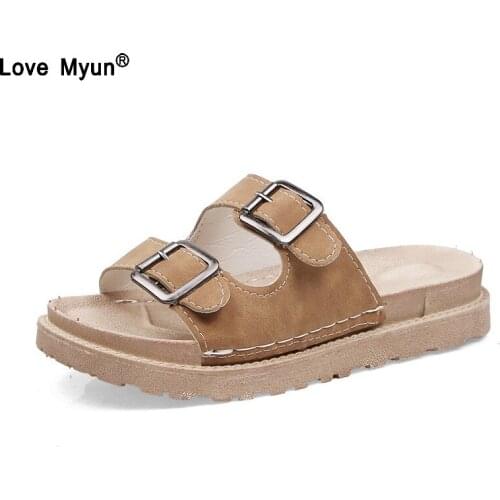 Women Platform Wedges Metal Summer Slippers New Ladies Mules Female Fashion High Heels Slip On Outdoor Casual Shoes 896