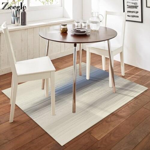 Zeegle Carpet Anti Slip Absorbent Foot Mat Coffee Table Area Rug Washable Soft Bedside Carpet Mat Modern Living Room Floor Rug