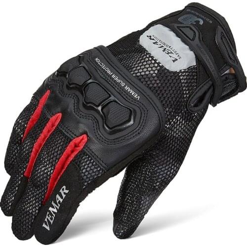 New style can Touch screen Motorcycle glove Men riding racing locomotive Summer Motocross Breathable Anti-fall glove