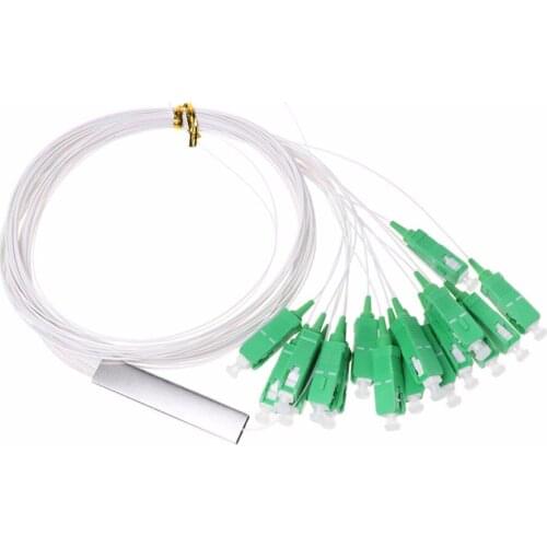 Free Shipping 30 PCS/Lot 1X16 PLC SC/APC SM 0.9mm High Quality 1m FTTH Fiber Optic Splitter SC APC