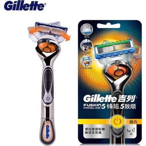 Original Gillette Fusion Power Razor Man Manual Shaver Proglide Flexball Men Beard Precision Clean Safety Straight Shaving