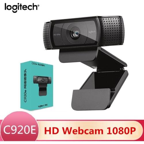 Promotion Logitech C920e HD Webcam 1080P Autofocus Usb Camera HD Smart 1080p Web Camera with Stereo Audio