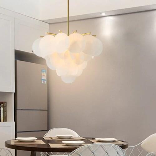 Post Modern Luxury Glass Chandelier for Living Room Bedroom LOFT Simple Creative Crystal Chandelier Lighting Kitchen Fixtures