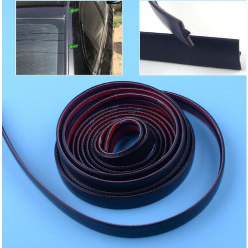 EPDM Rubber Seal Strip Front Replacement Soundproof Sunroof 3Meter*1.5cm