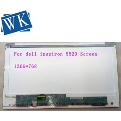 LCD For dell inspiron 5520 Screen LCD Matrix for Laptop 15.6 HD 1366*768 40Pin LED Display Replacement