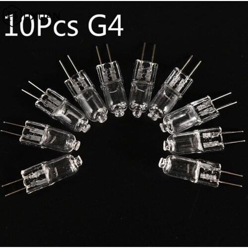 10Pcs G4 JC Type Halogen Light Bulb Lamp 12V 20W 20 Watt Warm White