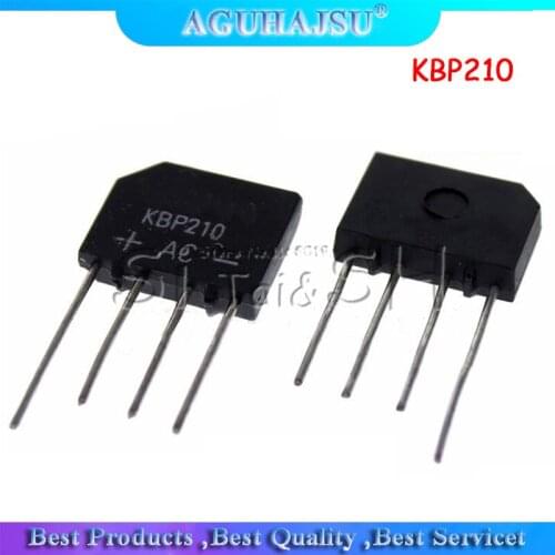 100PCS KBP210 2A 100 0V BRIDGE RECTIFIER new and original IC