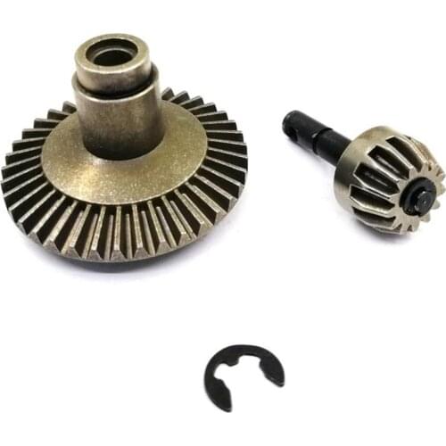 2Pcs 13T 38T Steel Front Rear Bridge Heavy Duty Bevel Gear for SCX10 RC Car