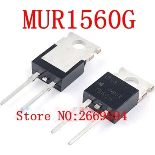 50PCS /100PCS /200PCS MUR1560 TO-220 MUR1560G TO220 U1560 new original free shipping