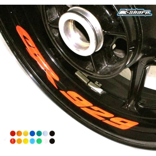 8 X CUSTOM INNER RIM DECALS WHEEL Reflective STICKERS STRIPES FIT HONDA CBR 929