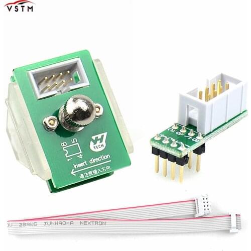 Free Shipping 8Pin Adapter Anti-theft Data Reading Adapter Work with VVDI Prog/CG Pro 9S12/Orange5/Iprog For BMW FEM-BDC 95128/9