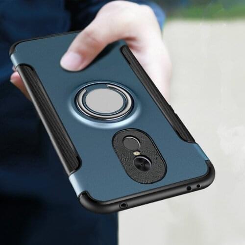 Car Bracket Magnetic Stand Shockproof Case for Xiaomi Mi 5x Mi6 6x Mi8 SE A1 Note 3 Mix2 Max3 A1 A2 Car Holder Finger Ring Cover