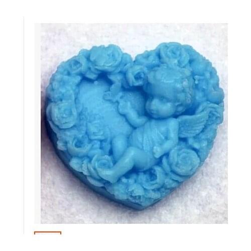 Free shipping Angel baby silicon soap mold Cake decoration mold Cake mold manual soap fondant tools NO:SO-011