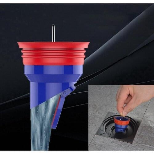 Household Floor Drain Core Anti-Odor Silicone Deodorizing Shower Drainage Fast One-Way Drain Valve Without Water Accumulation