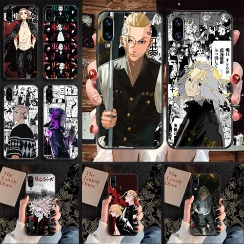 Tokyo Revengers Anime Phone case For Huawei Honor 6 7 8 9 10 10i 20 A C X Lite Pro Play black pretty back painting funda trend