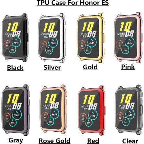 TPU Case For Honor Watch ES Band All-around Ultra-Thin Screen Protector Cover Full Coverage Plated For HONOR WATCH ES Case