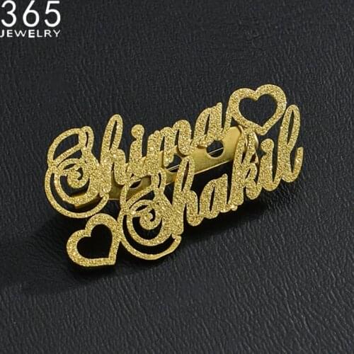 Multi Styles Fashion Brooch Personalized Custom Brooch Stainless Steel For Women Customized Female Party Jewelry Birthday Gift