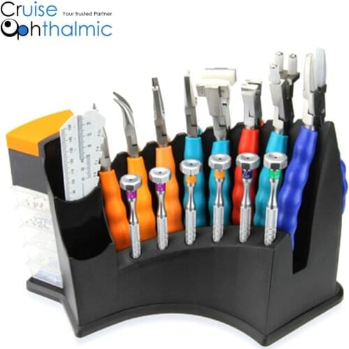 3T Eyeglasses Optical hand tools set 6 pcs Screw Drivers and 8 pcs Pliers Kit B08AC
