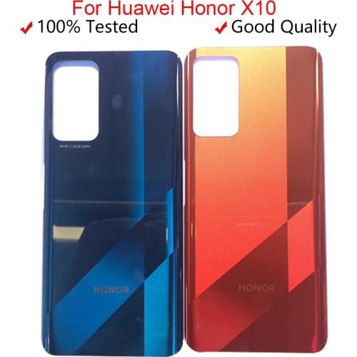 New For Huawei Honor X10 Battery Cover Rear Door Housing Back Case For Huawei Honor X10 Battery Cover