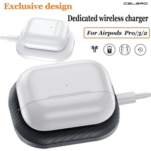 Offical Wireless Charger For AirPods Pro Charger For AirPods 2 3 Pro Wireless Charging Dock Station Pad For Air Pods Accessories