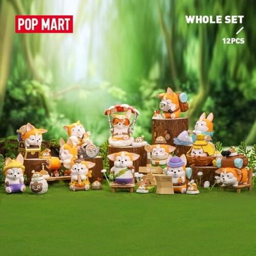 POP MART Whole Box Coogi & Foody The Island Adventure Series Toys Action Figure blind box Birthday Gift Kid Toy