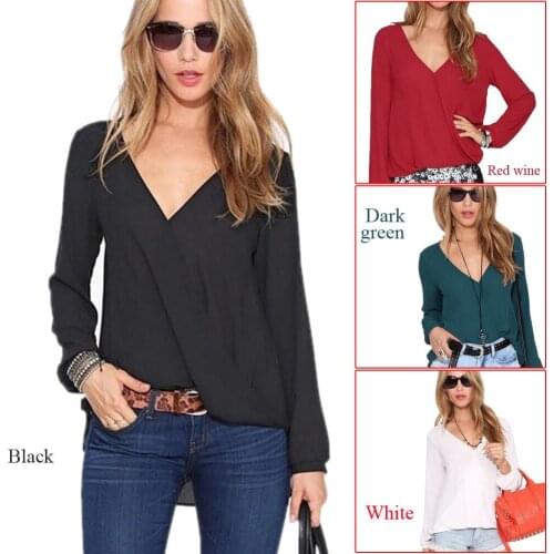 Женские шифоновые рубашки SDPRUS China At AliExpress