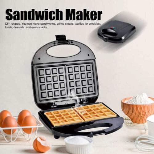 Sandwich Maker Portable Electric Toaster Bread Waffle Machine Breakfast Maker for Home Camping EU Plug 220V
