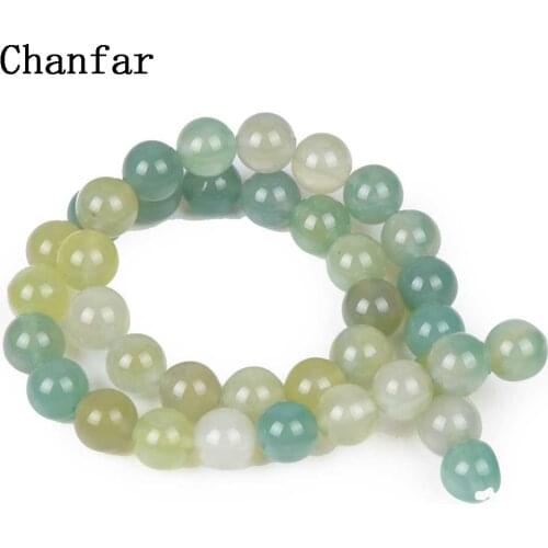 Grape Green Natural Stone 4mm 6mm 8mm 10mm 12mm Beads For Making Bracelets Jewelry Material